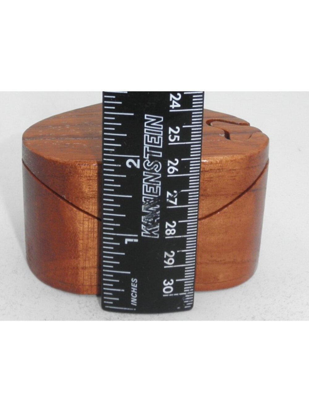 Wood Carved Trinket Keepsake Jewelry Heart Shaped Treasure PUZZLE BOX 4 Piece - Picture 10 of 11